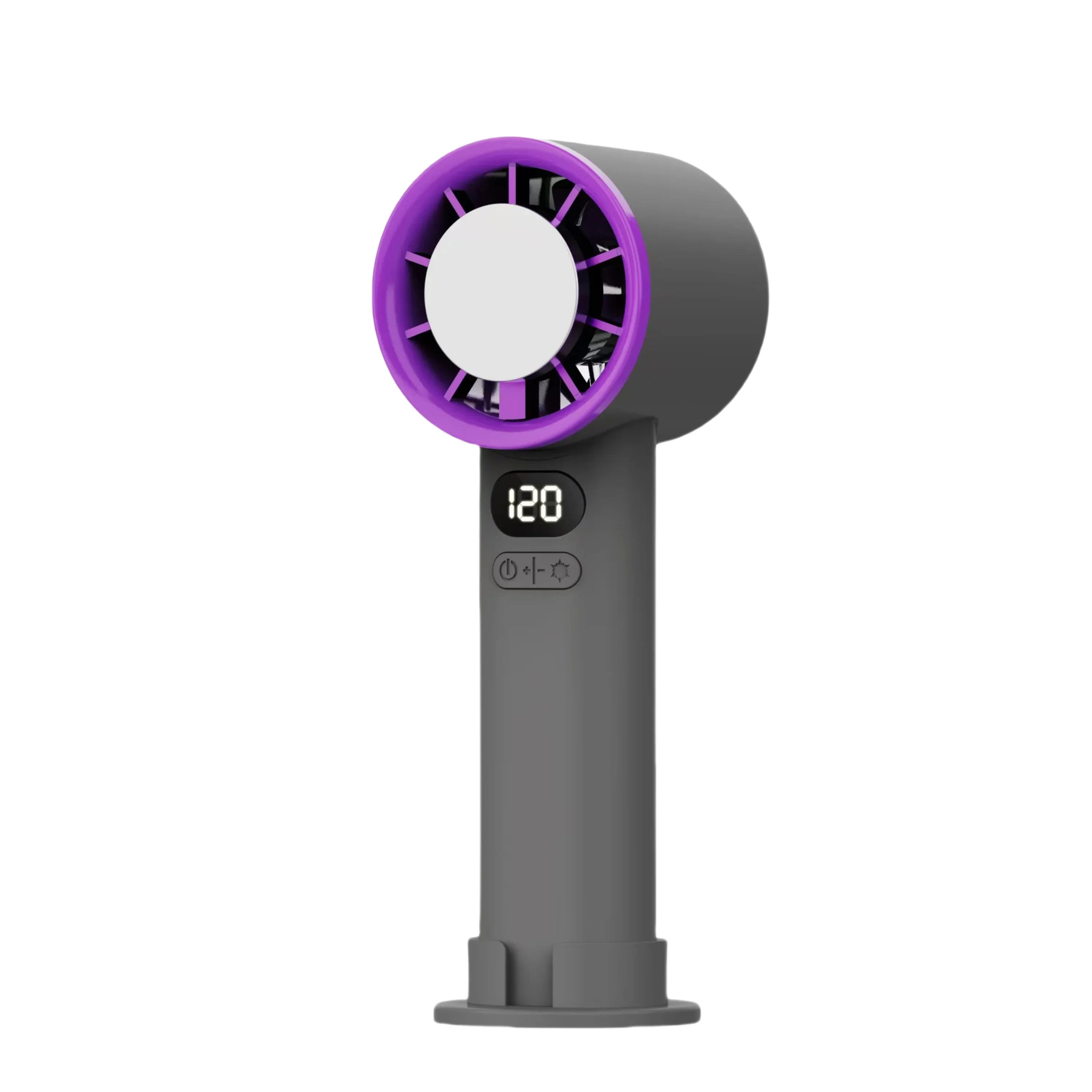 Mini Handheld Fan 120 Speed Portable Bladeless Desktop Fans Rechargeable Instant Cooling With Ice Mode For Men Women New